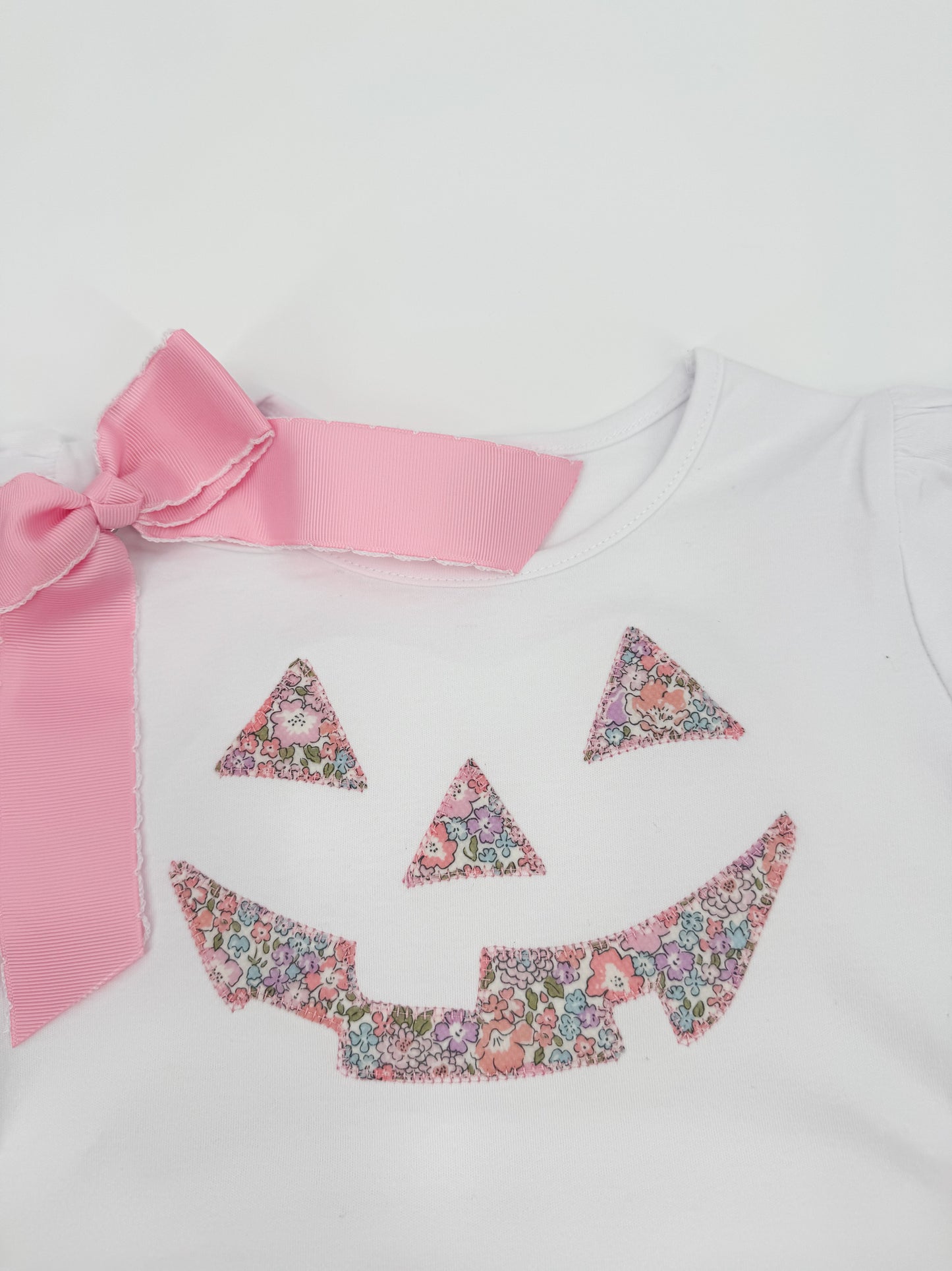 Jackolantern Floral Appliqué