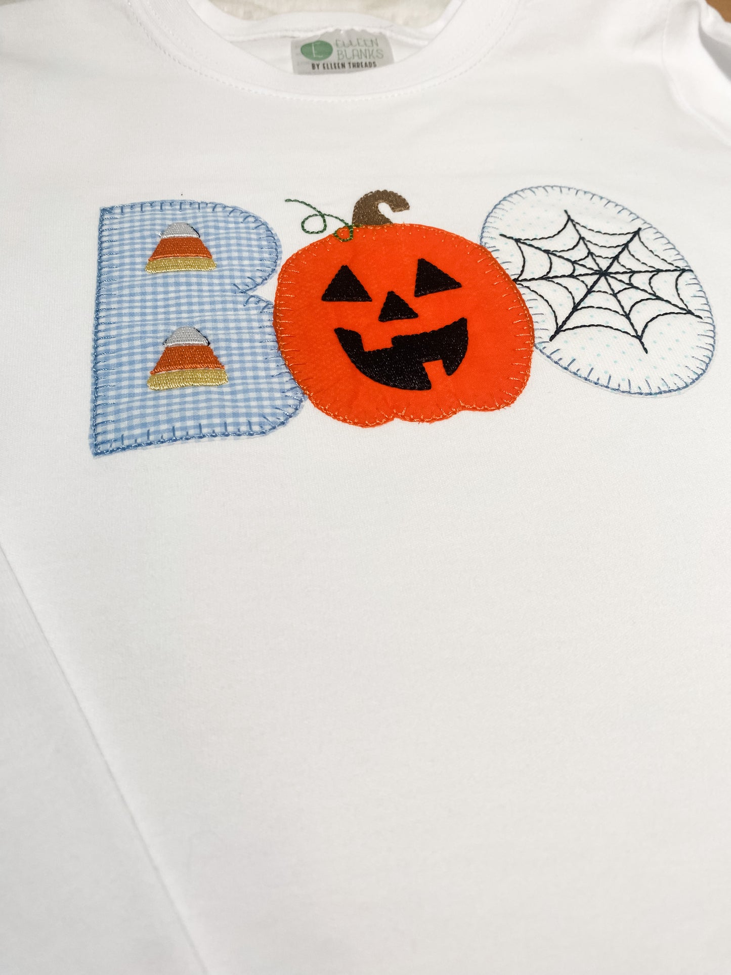 BOO Halloween Appliqué