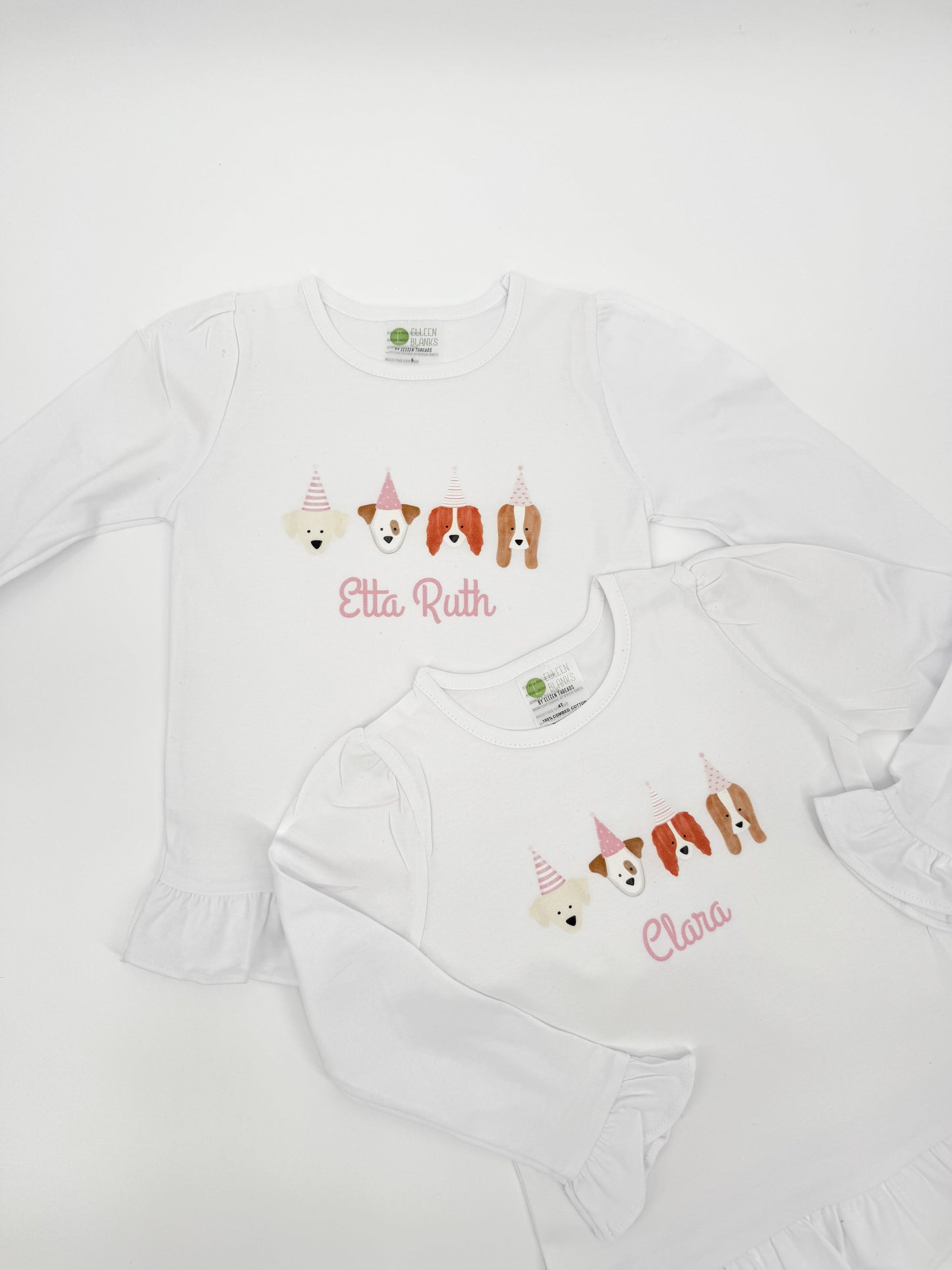 Girls Printed Birthday Dogs