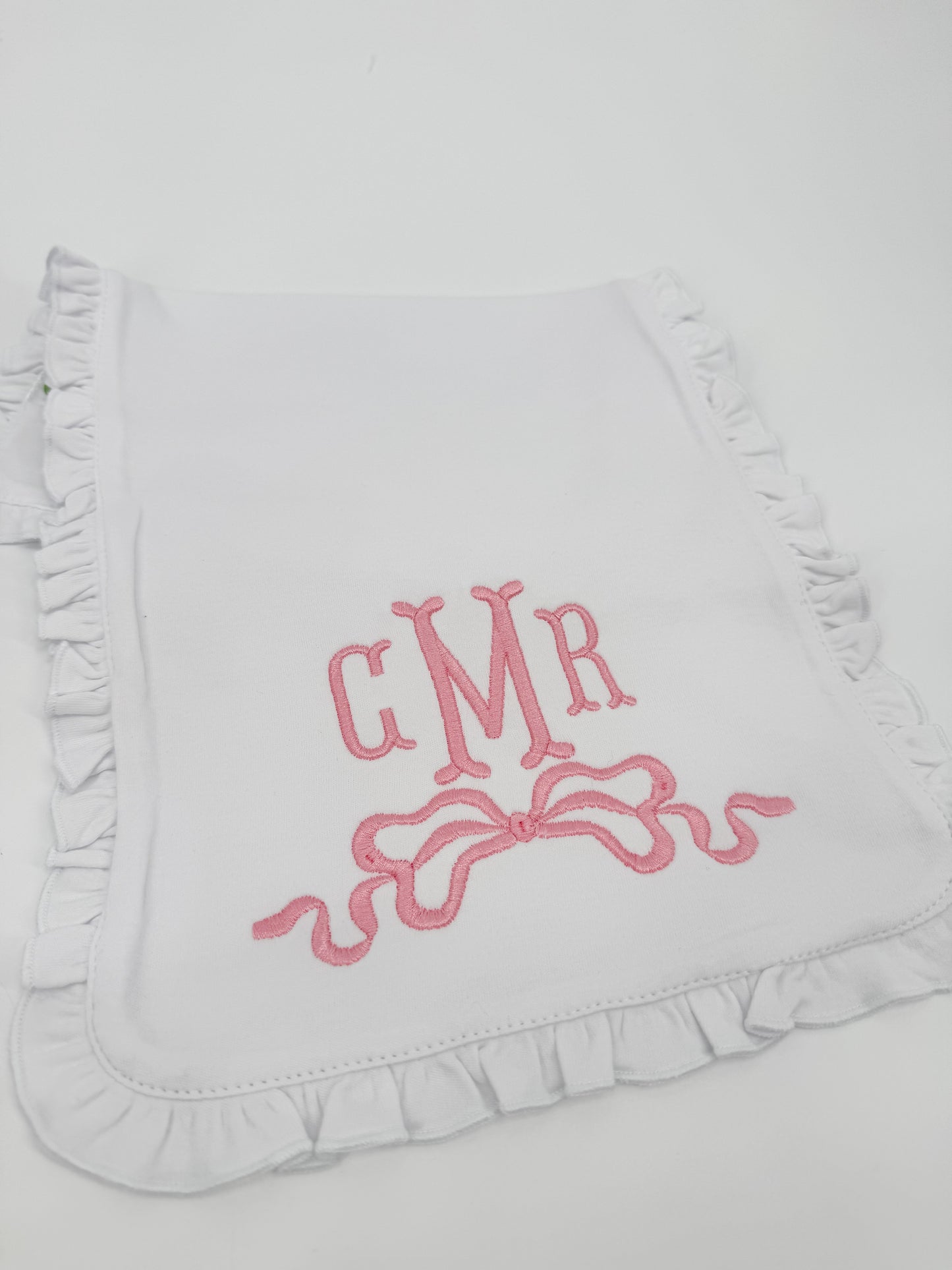 Vintage Bow Burp Cloth