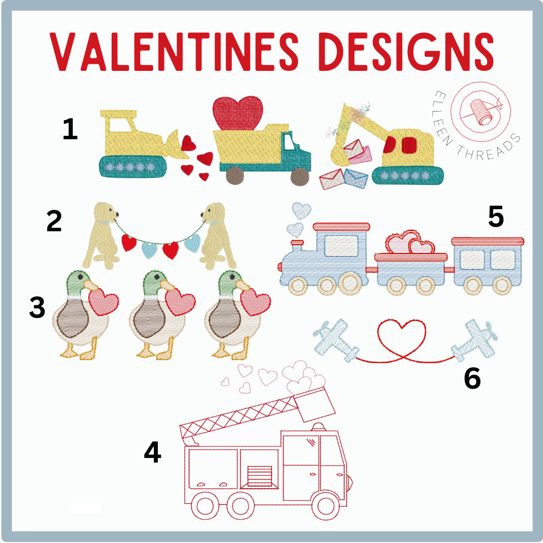 Valentines Designs (Boys)