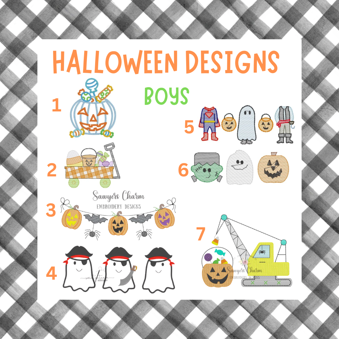 Boys Halloween Designs