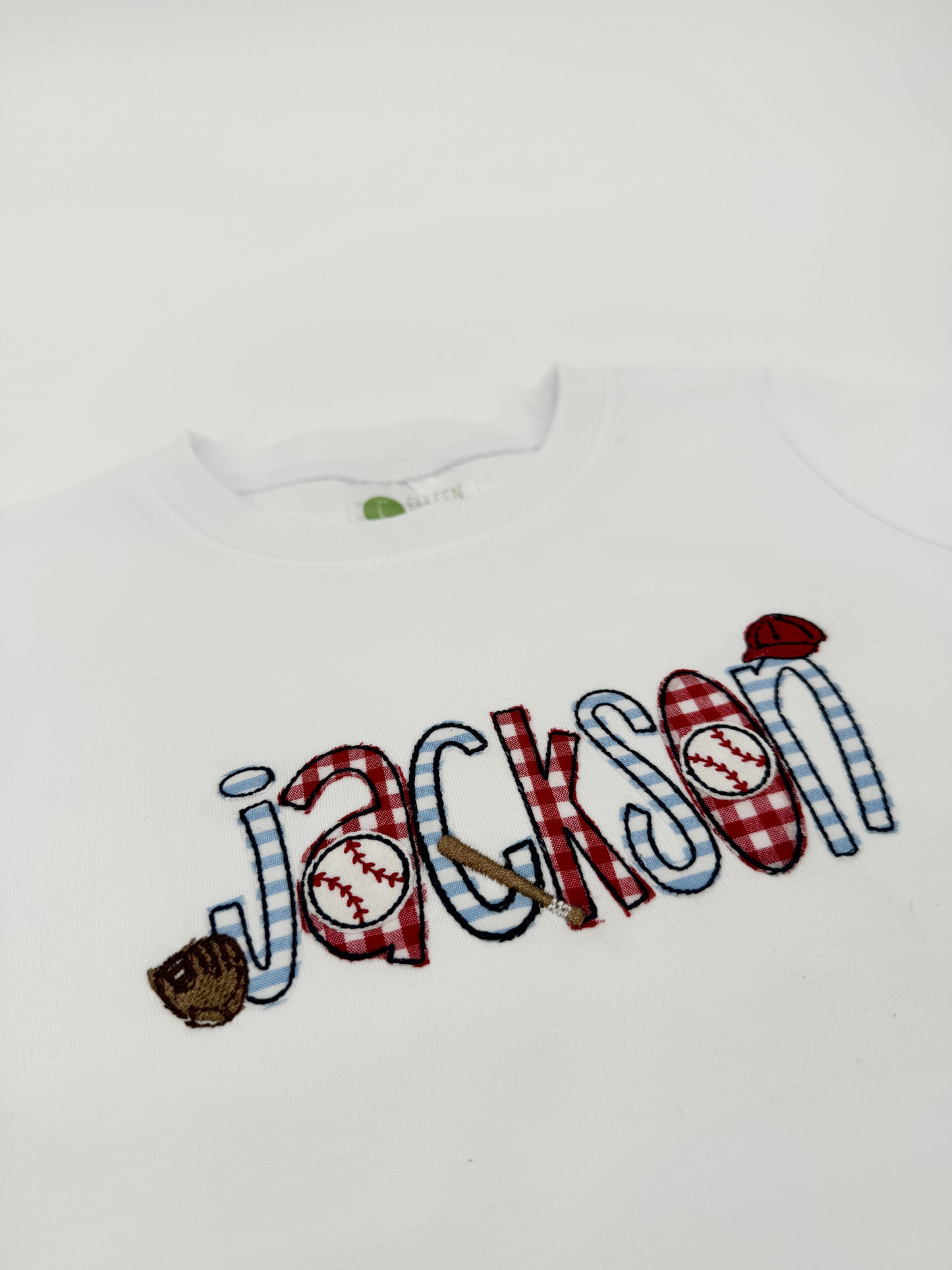 Baseball Name Appliqué