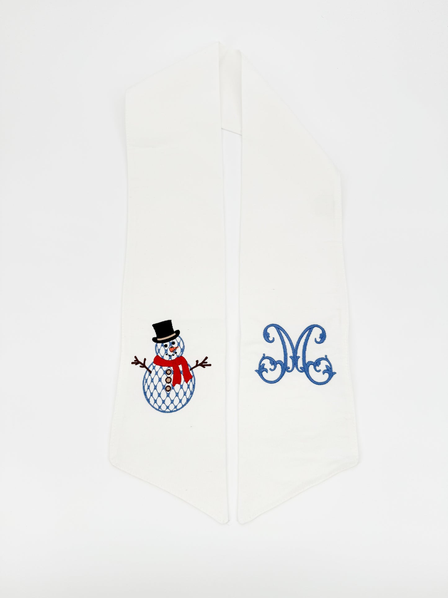 Snowman Wreath Sash