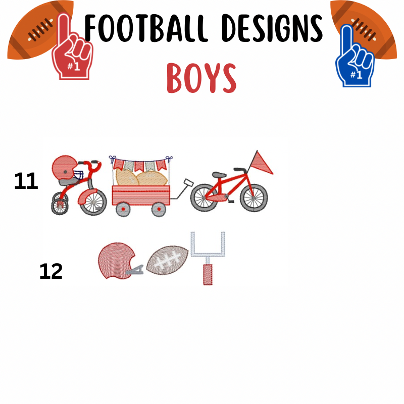 Boys Football Designs