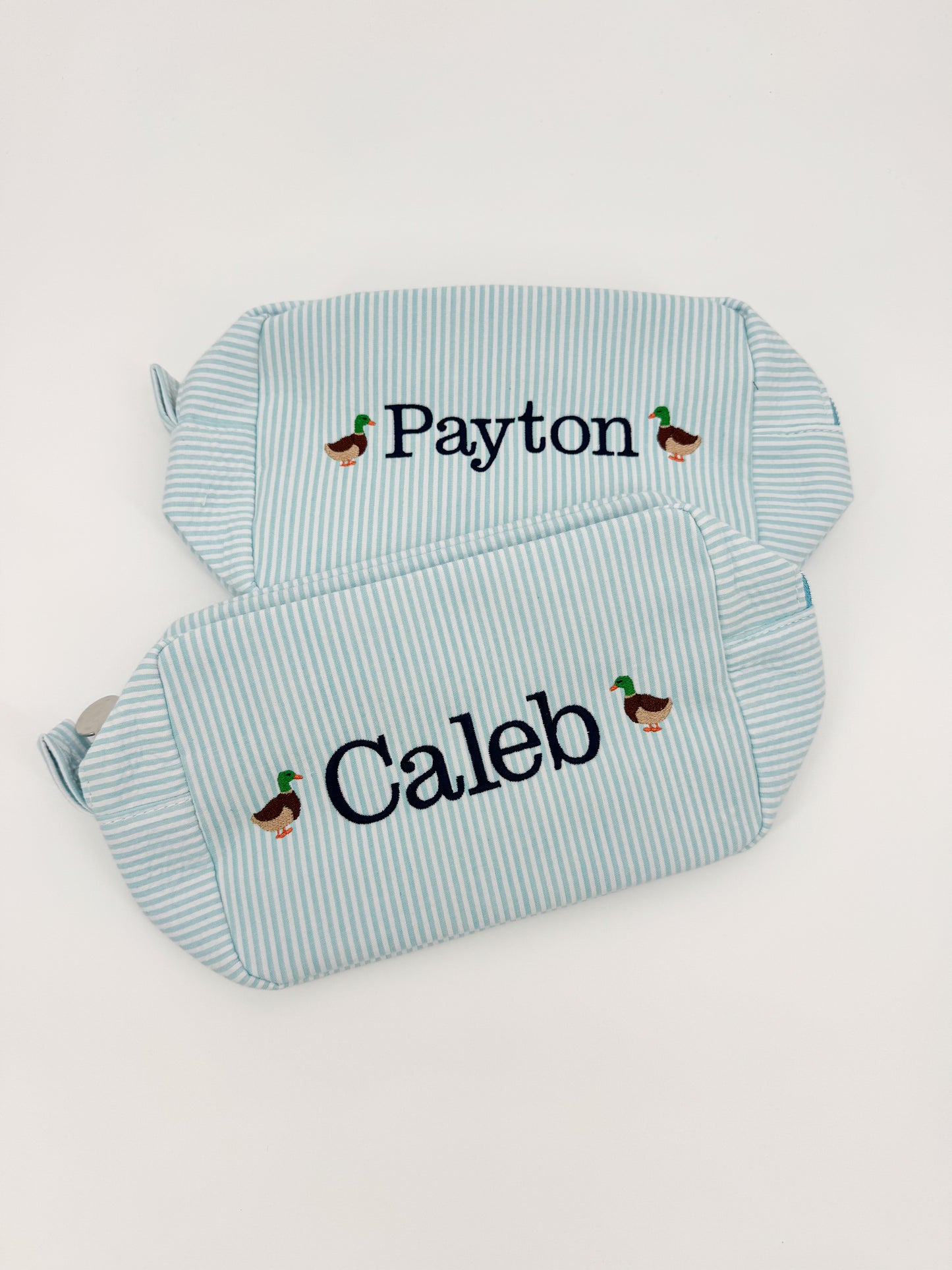 Seersucker "Everything" Bag with Mini Designs