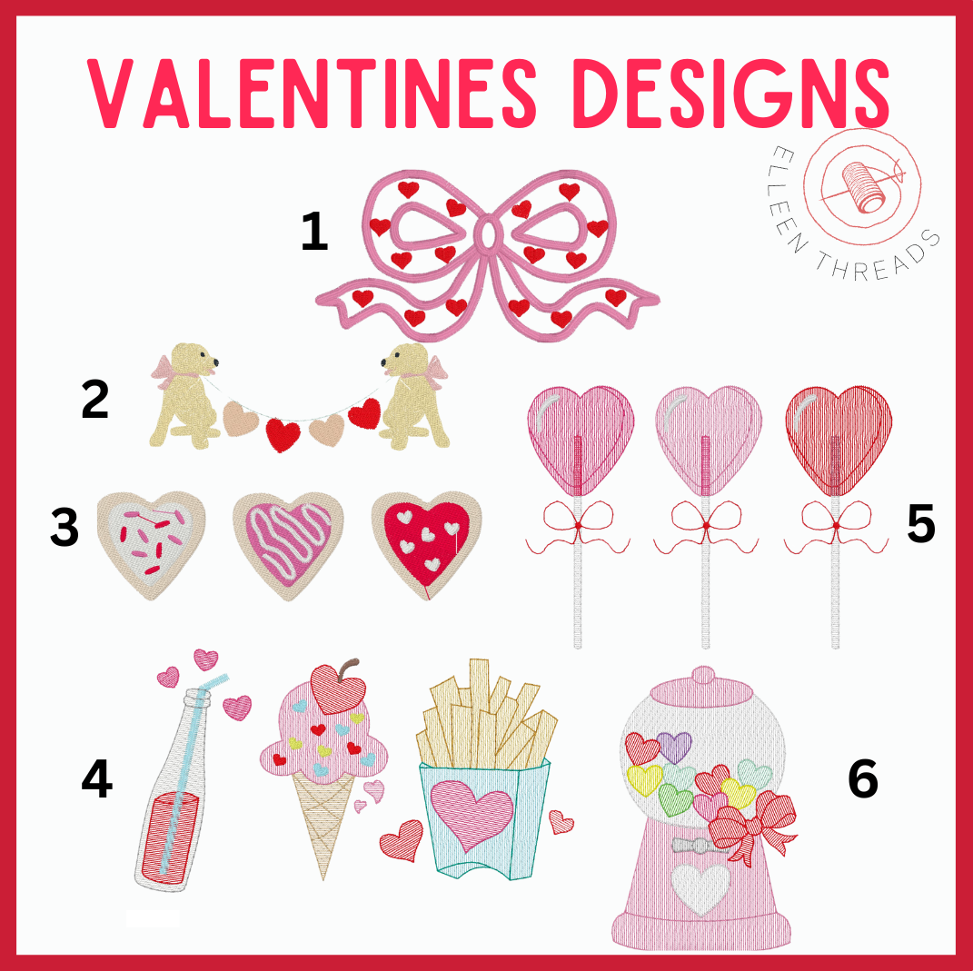 Valentines Designs (Girls)