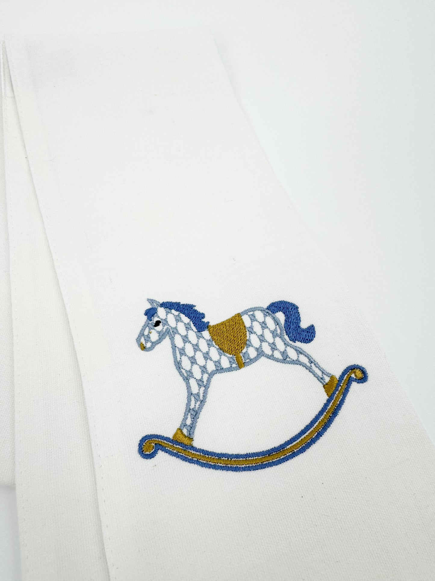 Baby Rocking Horse Wreath Sash