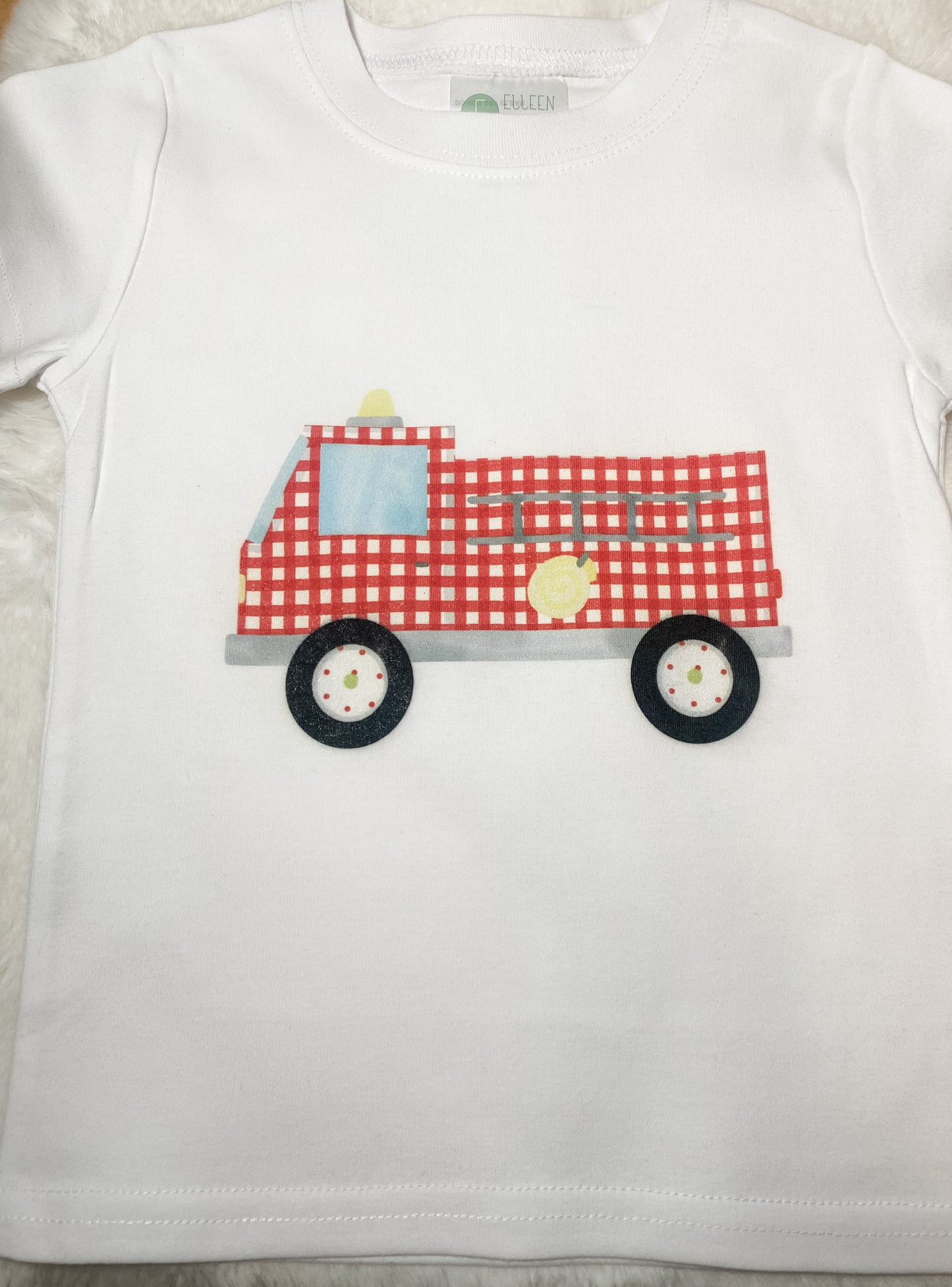 Watercolor Firetruck