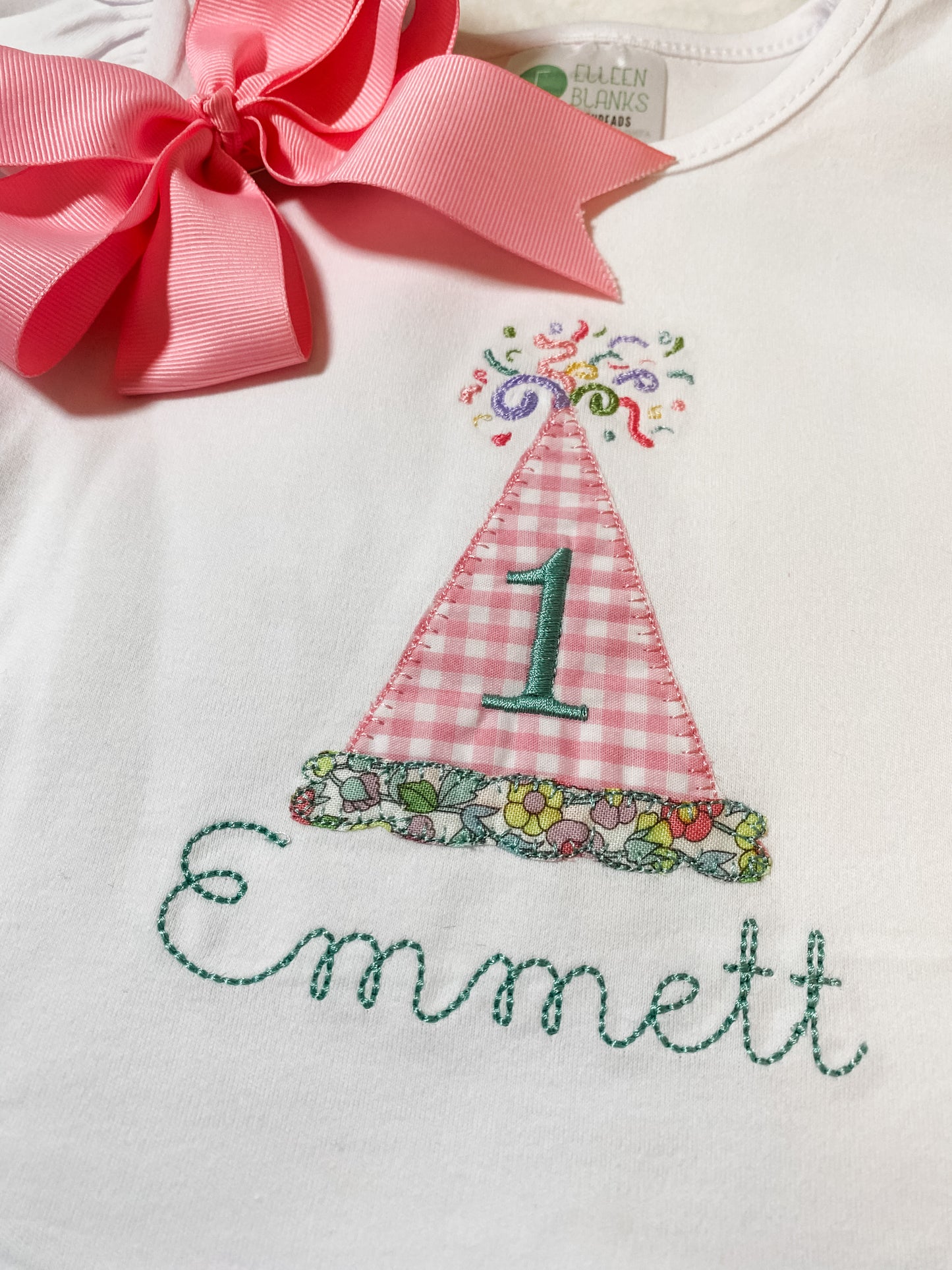 Applique Birthday Hat