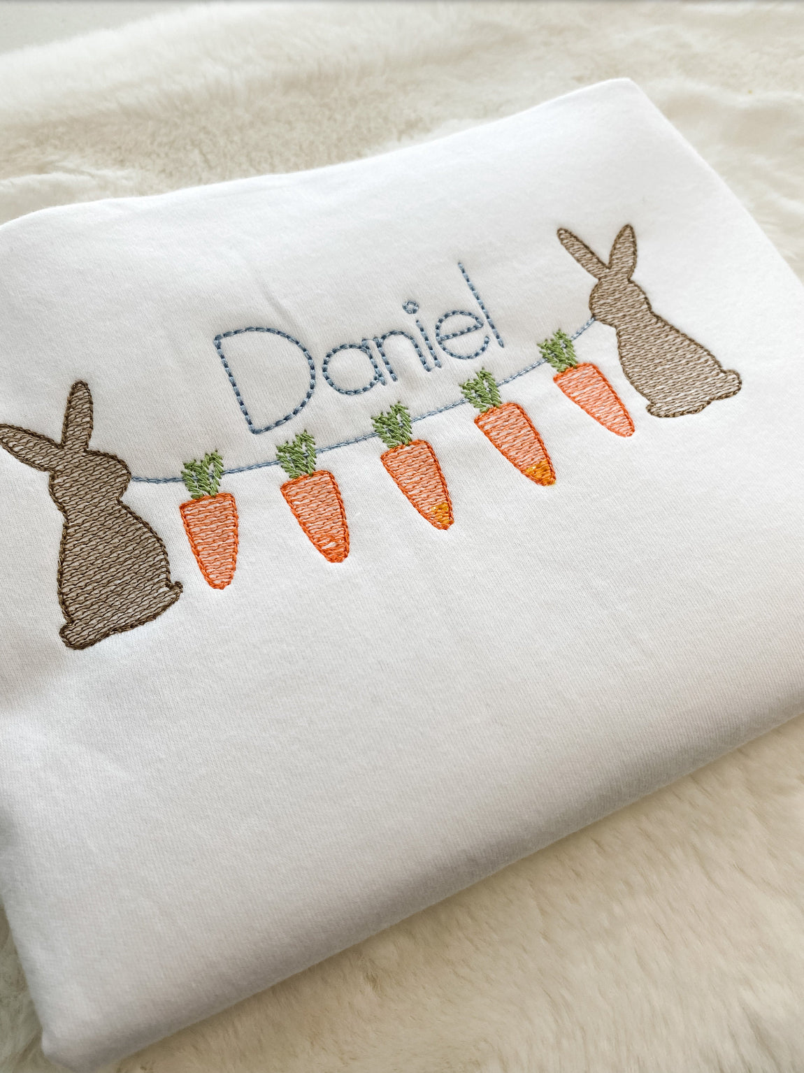 Boys Easter Bunny Carrot String