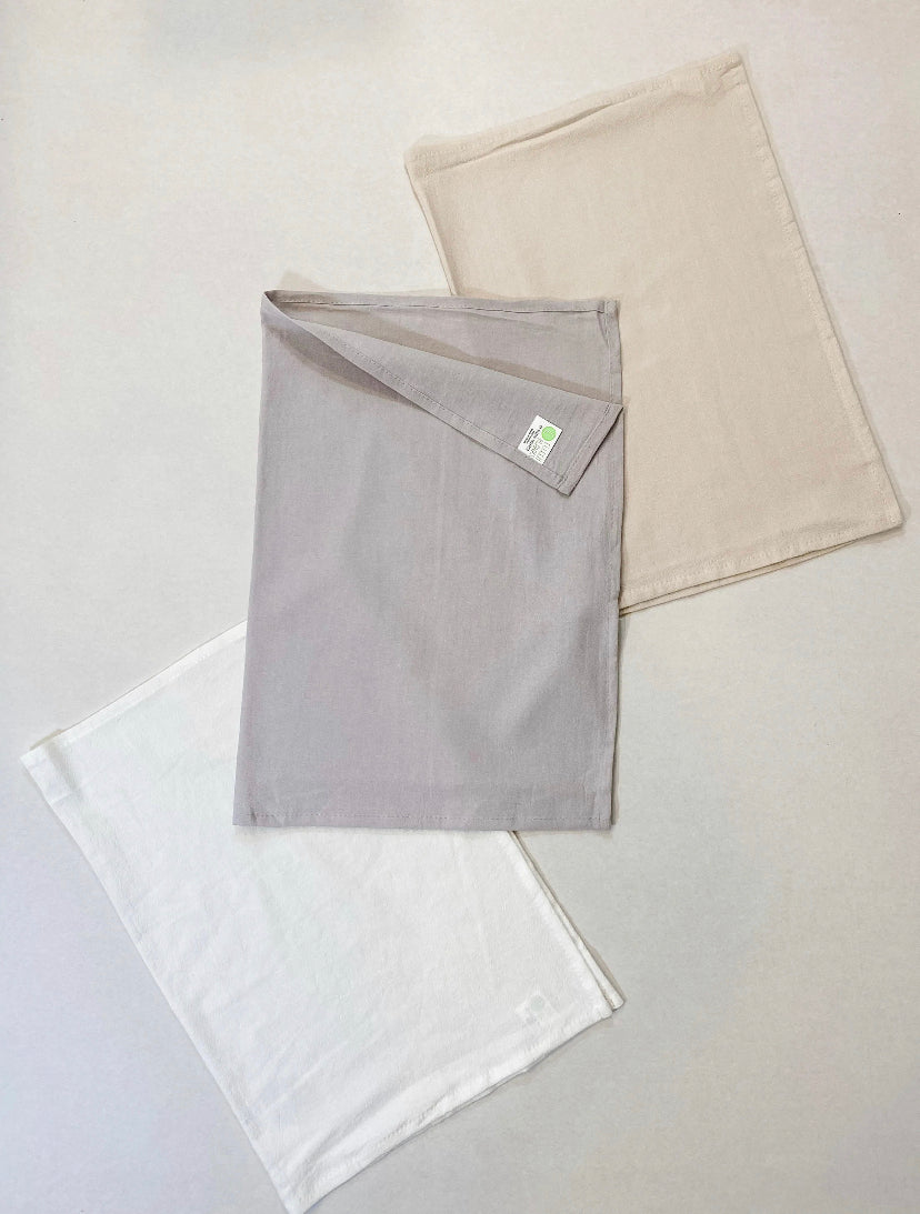 Personalized Wreath Initial Tea Towel