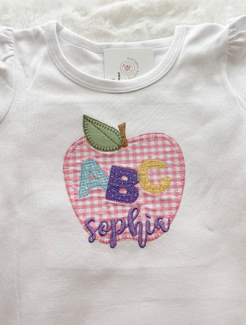 Appliqué ABC Apple