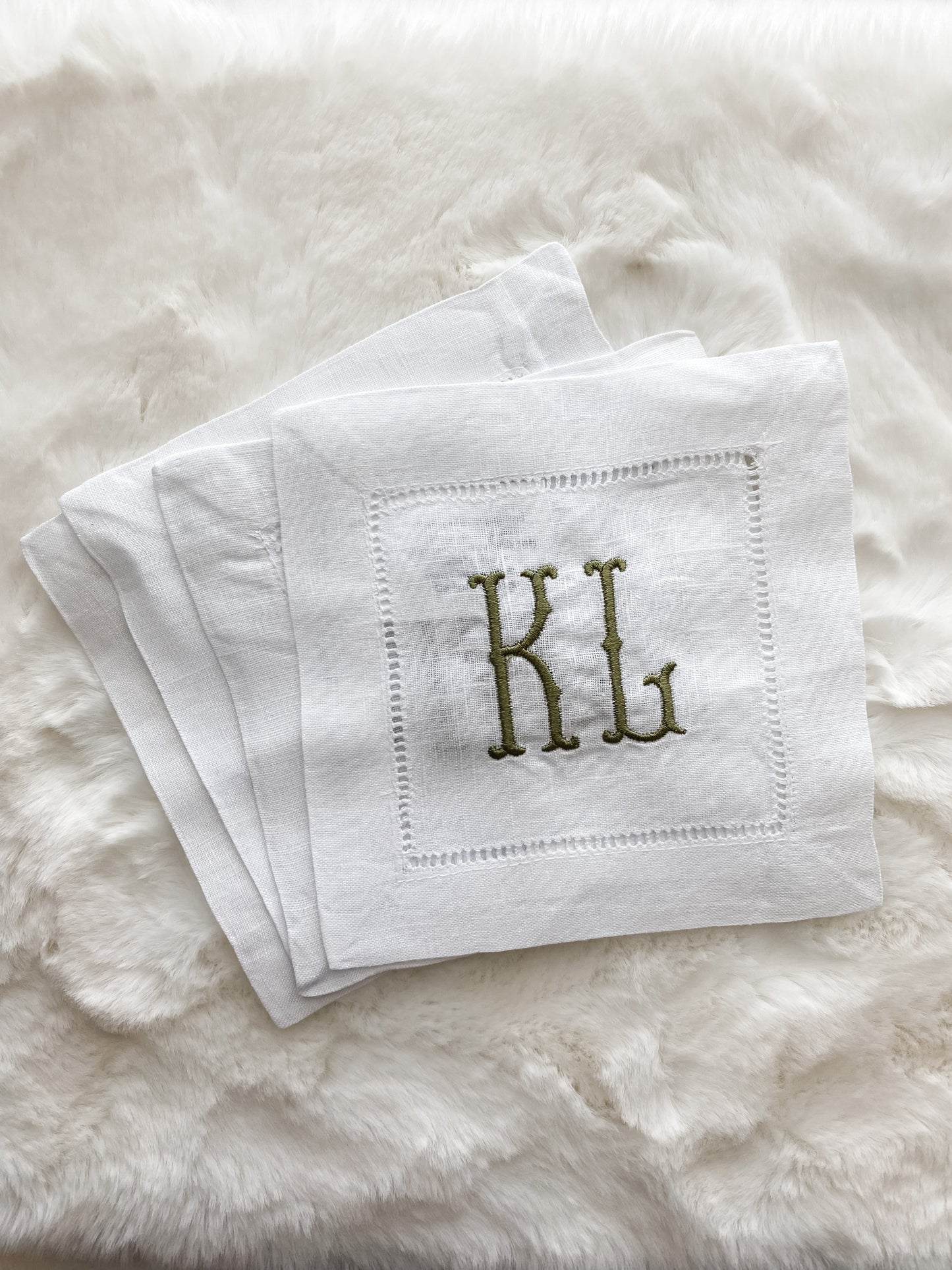 Initial Cocktail Napkins