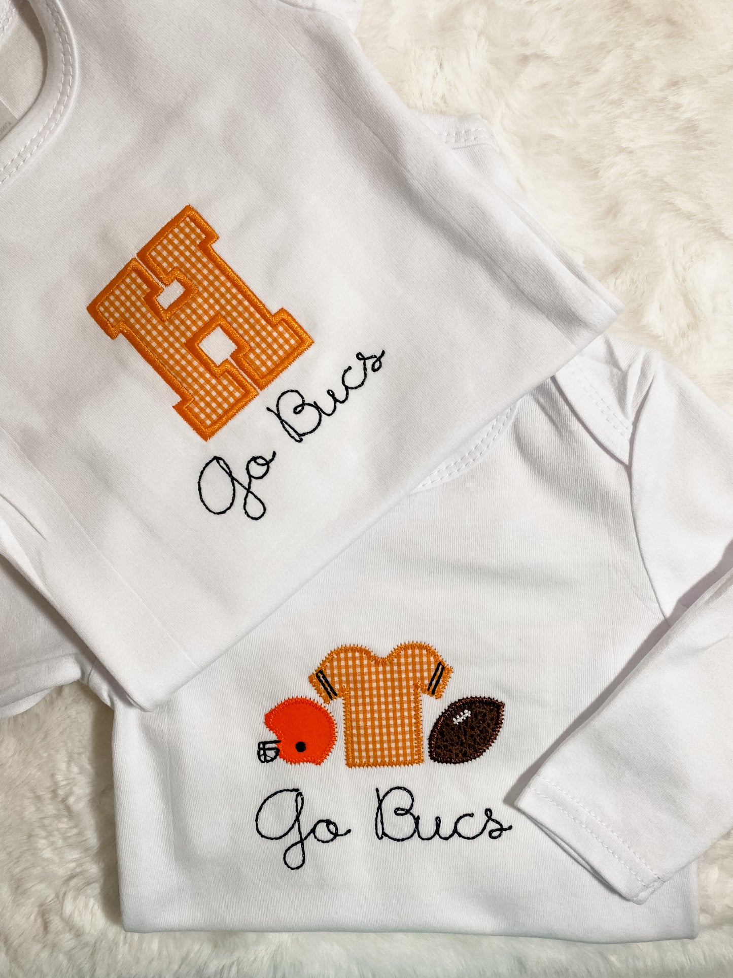 Football Team Applique Trio