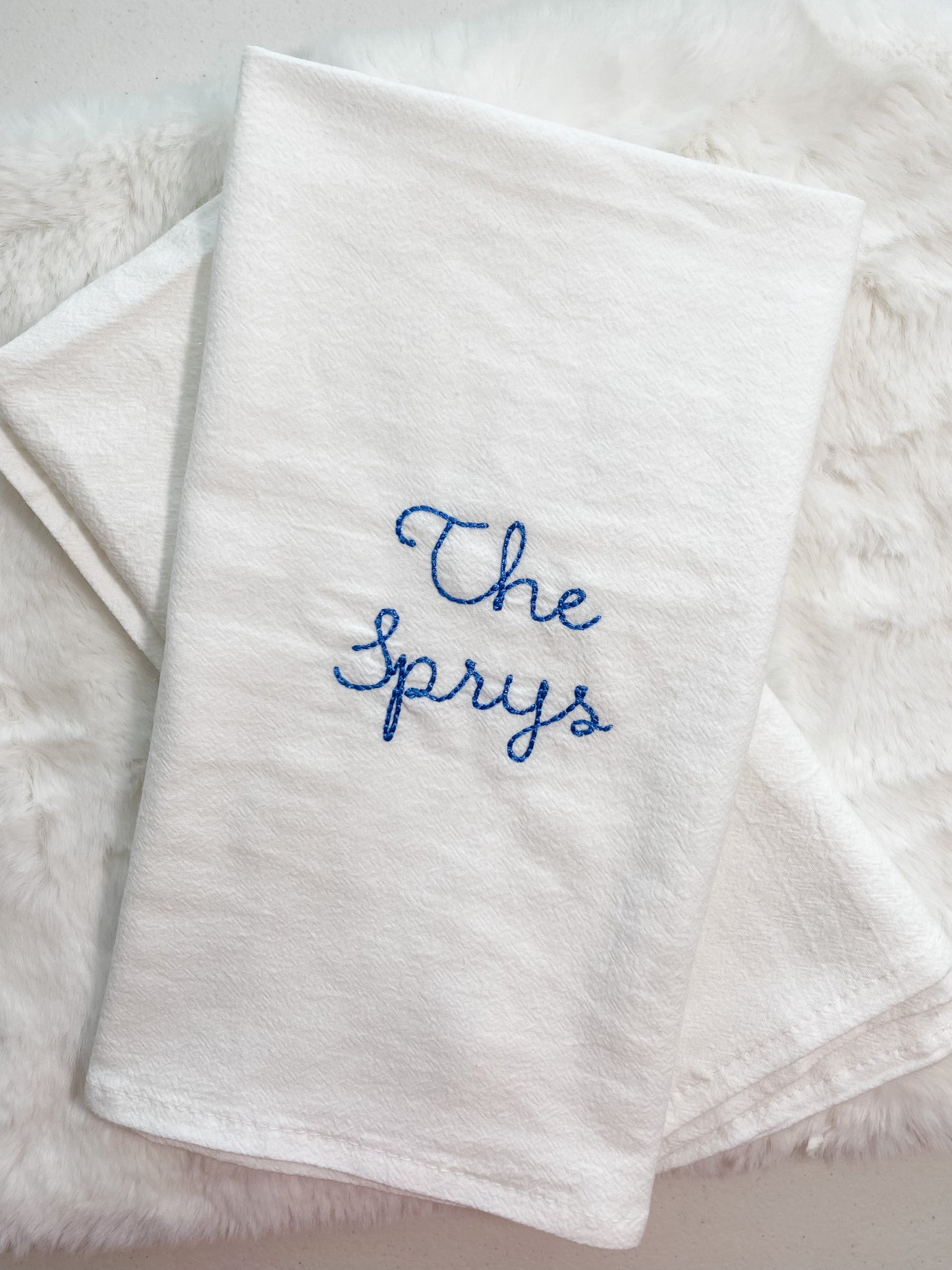 Personalized Name Tea Towel