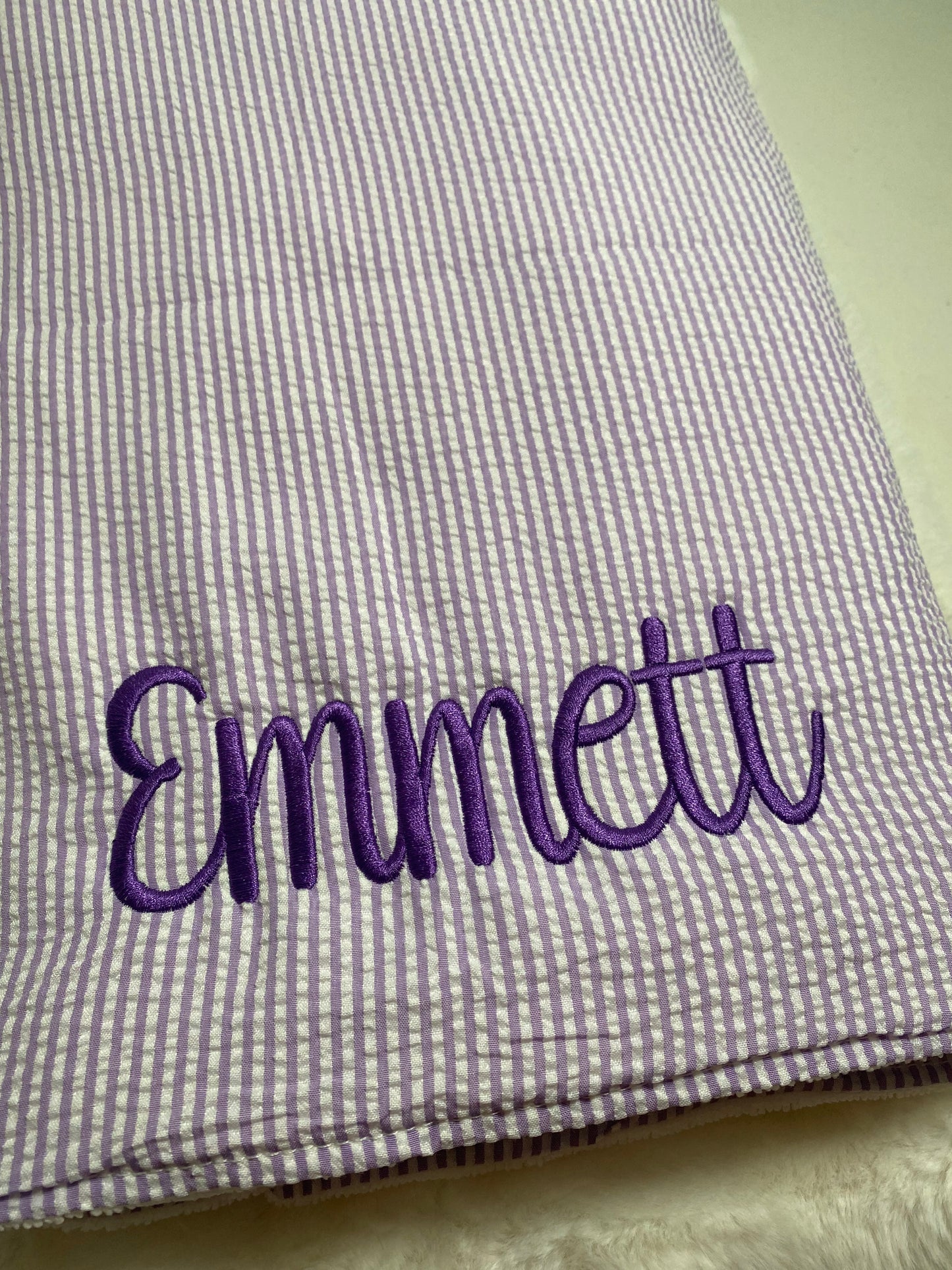 Seersucker Beach Towel