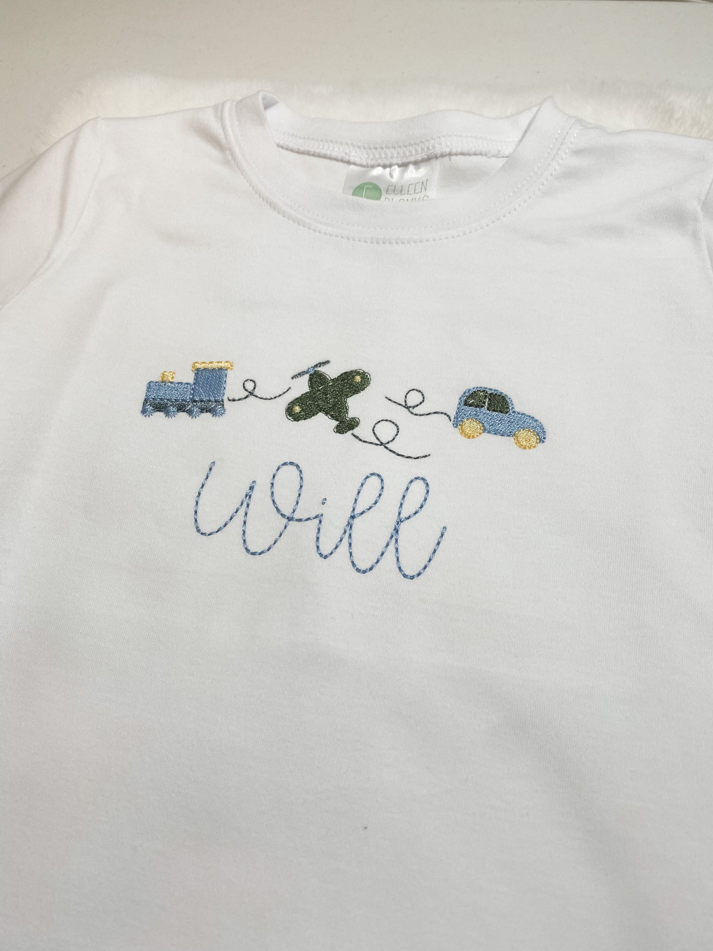 Train Plane Car Trio