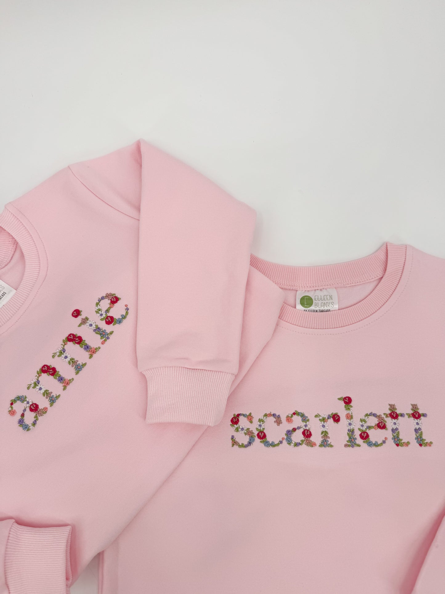 Floral Name Sweatshirt
