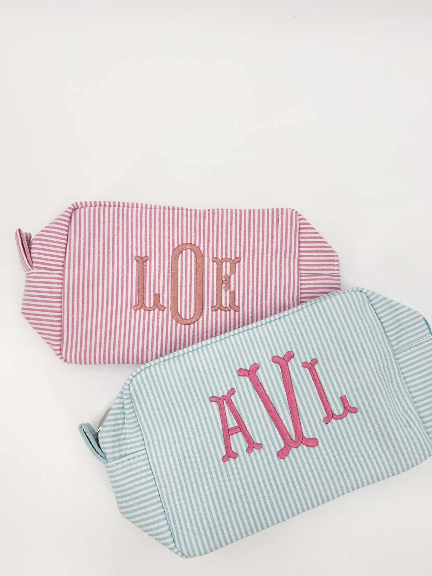 Seersucker "Everything" Bag
